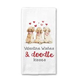 Doodle Valentines Day Kitchen Towel