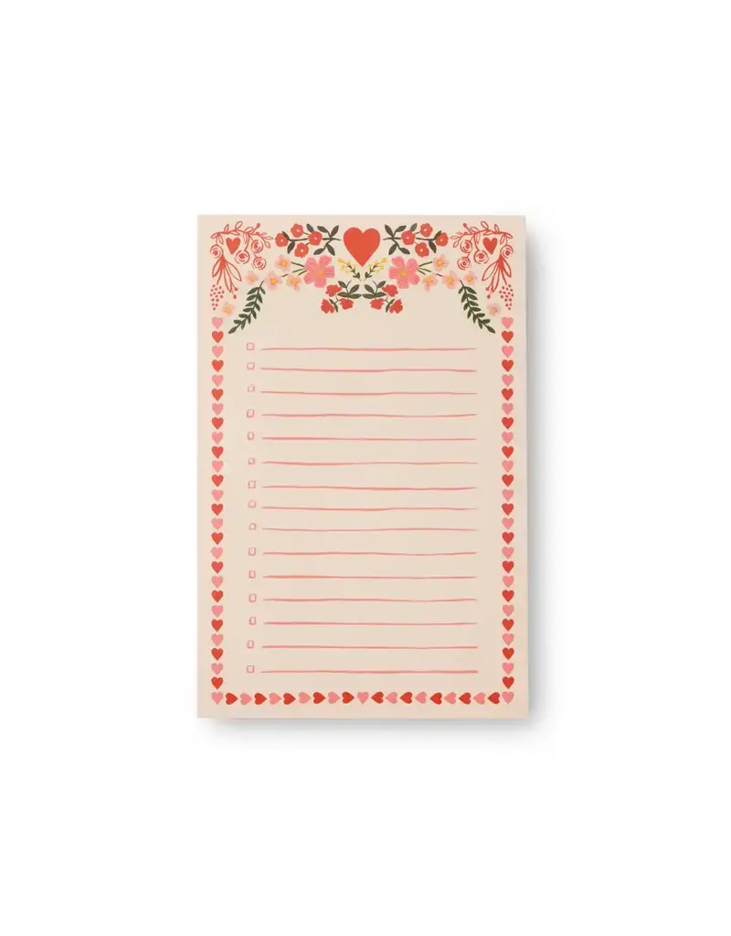 Juliet Valentine's Day Notepad