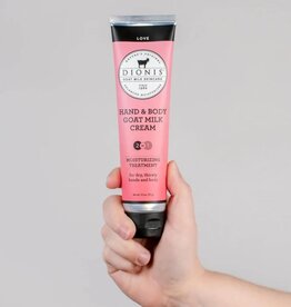 Dionis Goat Milk Hand & Body Cream Love 3.3oz