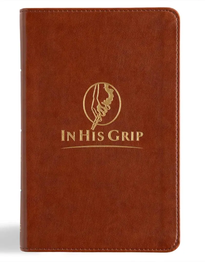 CSB In His Grip Golfer's Bible, Brown LeatherTouch