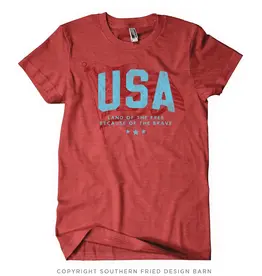 USA Shirt- Red