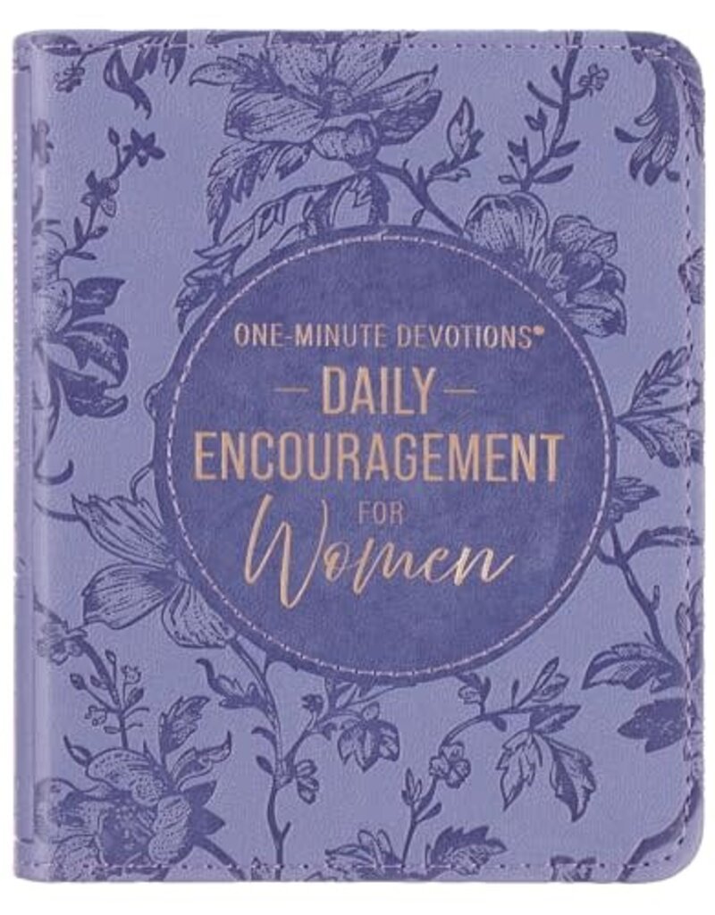 One-Minute Devotions Daily Encouragement for Women Imitation Leather