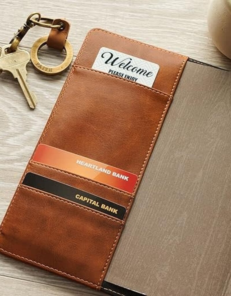Stand Firm in the Faith Honey-Brown Faux Leather Journal 1 Corinthians 16:13