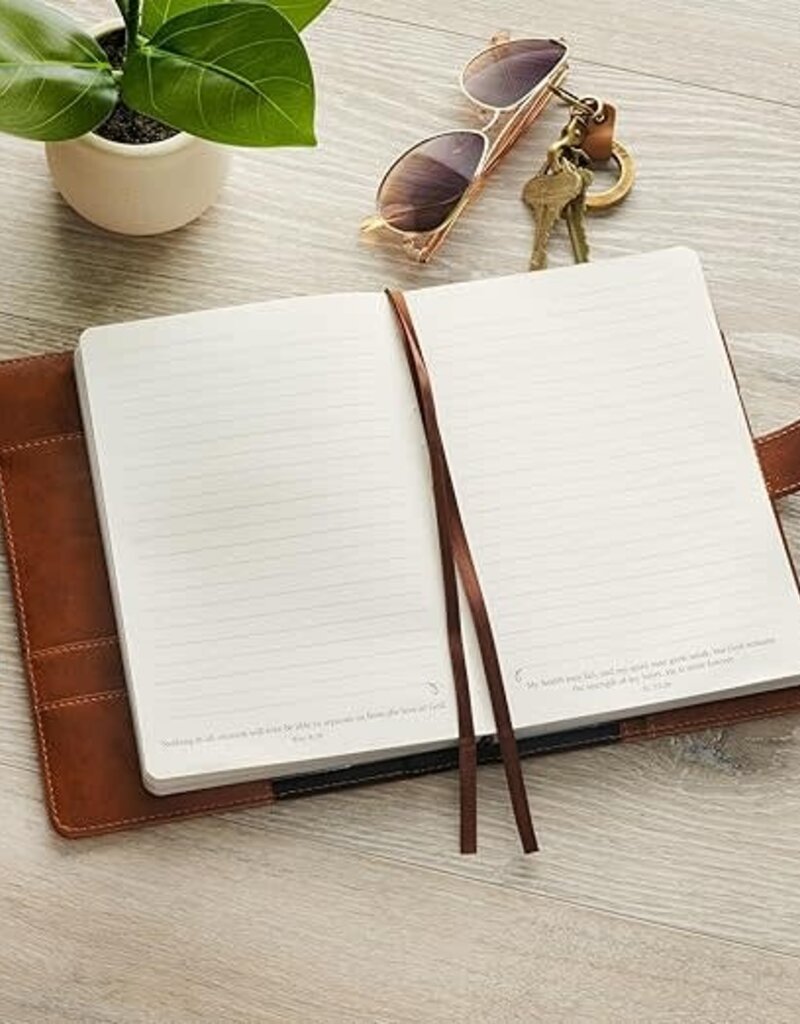 Stand Firm in the Faith Honey-Brown Faux Leather Journal 1 Corinthians 16:13