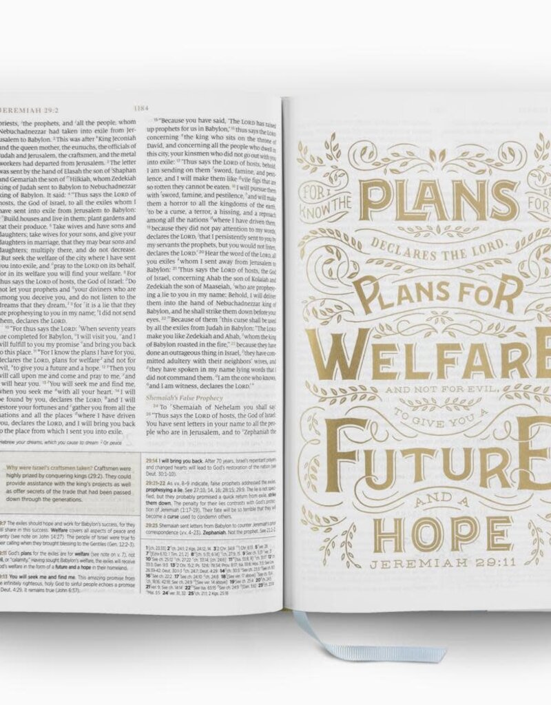 ESV Women's Study Bible  Hardcover, Blush Wildflower Design