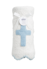 Blue Cross Chenille Blanket