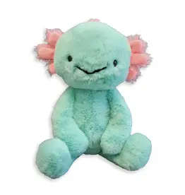 World's Softest Lushee 16 Inch - Aqua Axolotl Plush Toy