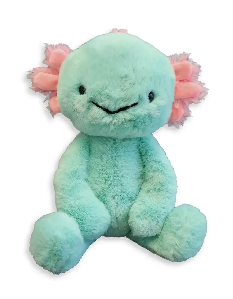 World's Softest Lushee 16 Inch - Aqua Axolotl Plush Toy