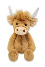 World's Softest Lushee 16 Inch - Highlandee Cow Plush Toy
