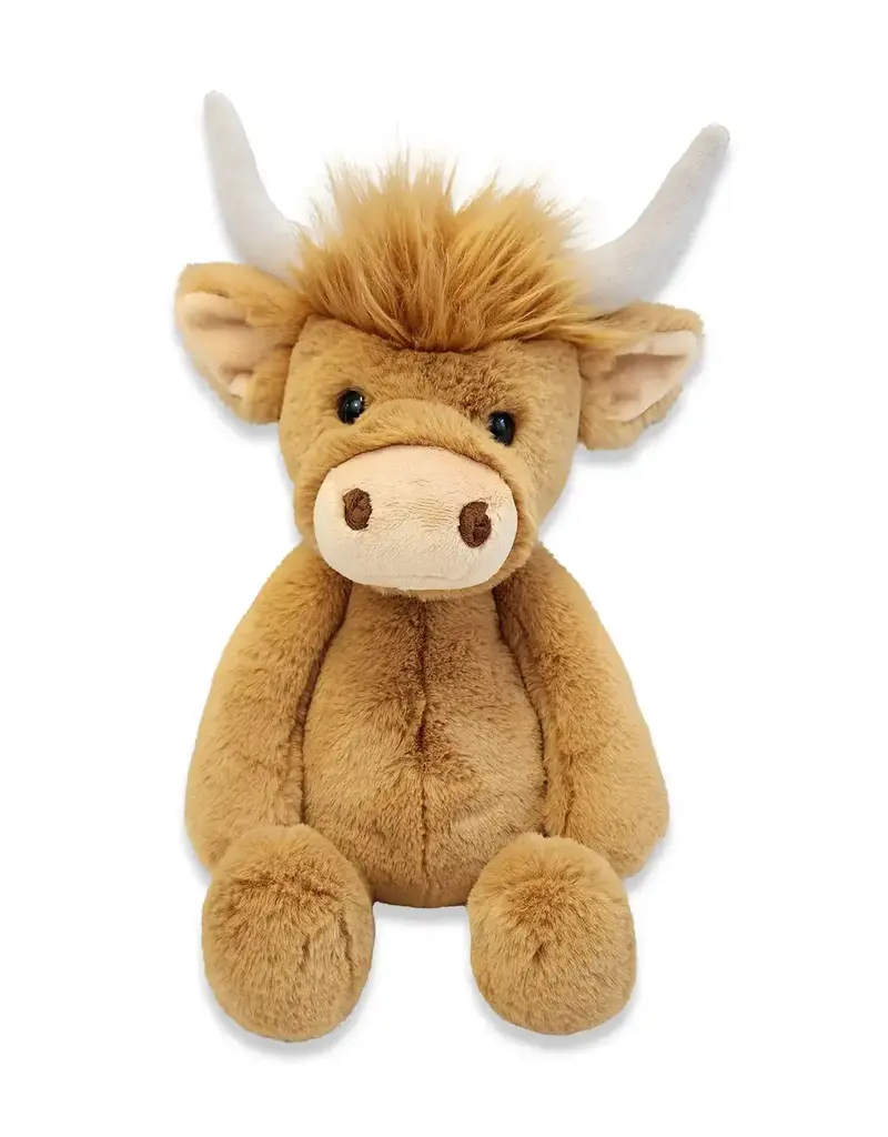 World's Softest Lushee 16 Inch - Highlandee Cow Plush Toy