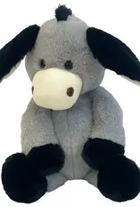 World's Softest Lushee 16 Inch Gray Darly Donkey Plush Toy