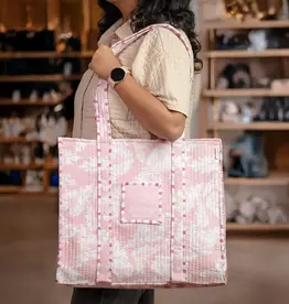 grace & truth Womens Tote Bag Blush Bloom