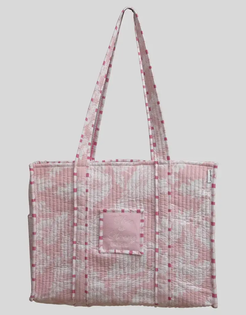 grace & truth Womens Tote Bag Blush Bloom