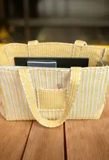 grace & truth Womens Tote Bag Sunburst Lattice