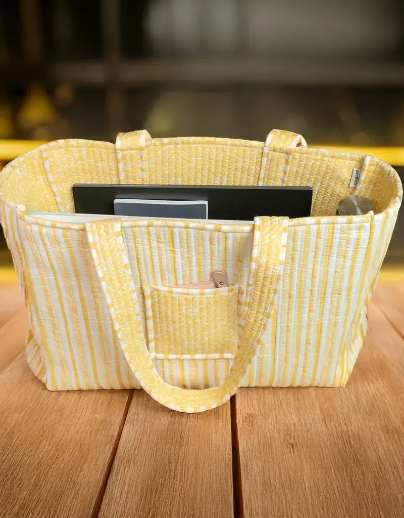 grace & truth Womens Tote Bag Sunburst Lattice