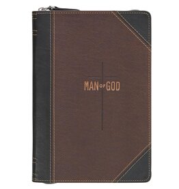 Man of God Zippered  Journal
