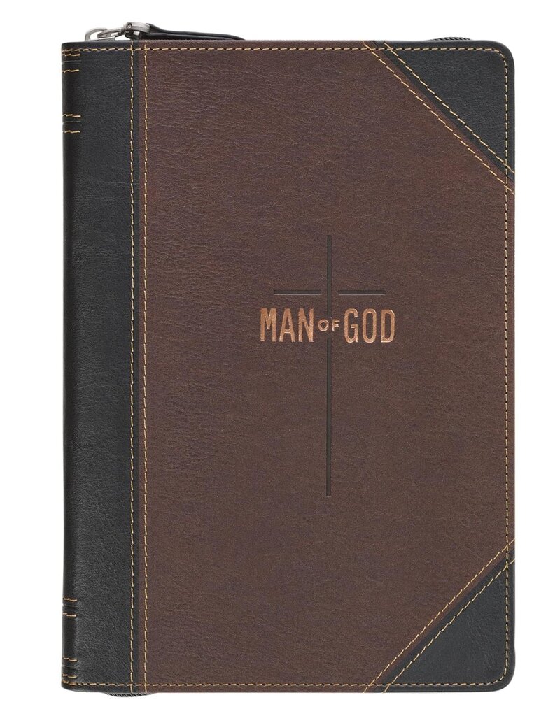 Man of God Zippered  Journal