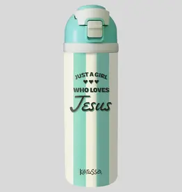 24 oz Flip Top Bottle Just A Girl