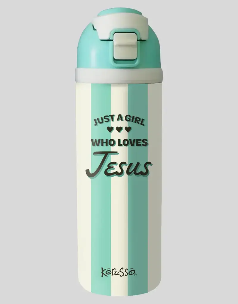 24 oz Flip Top Bottle Just A Girl