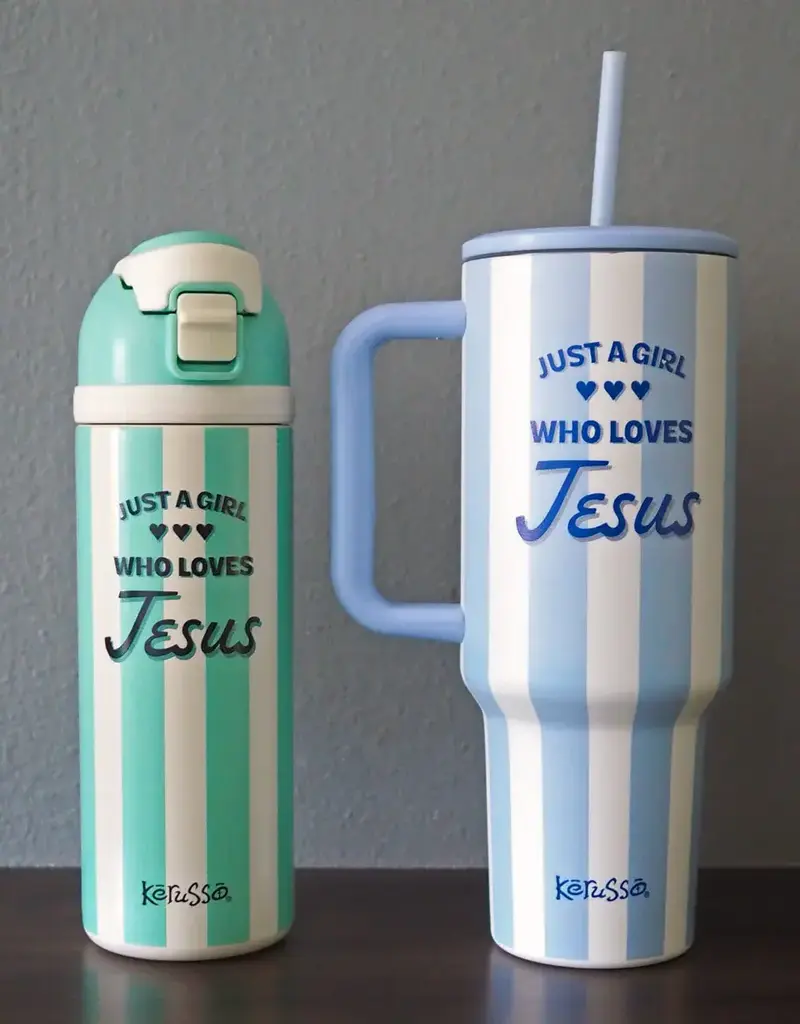 24 oz Flip Top Bottle Just A Girl