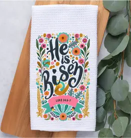 He Is Risen Tea Towel