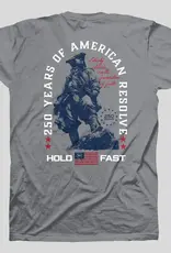 HOLD FAST Adult T-Shirt Colonial Soldier