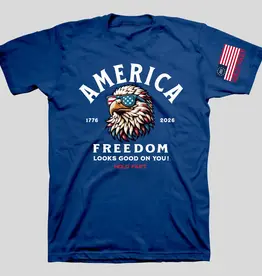 HOLD FAST Adult T-Shirt America Eagle