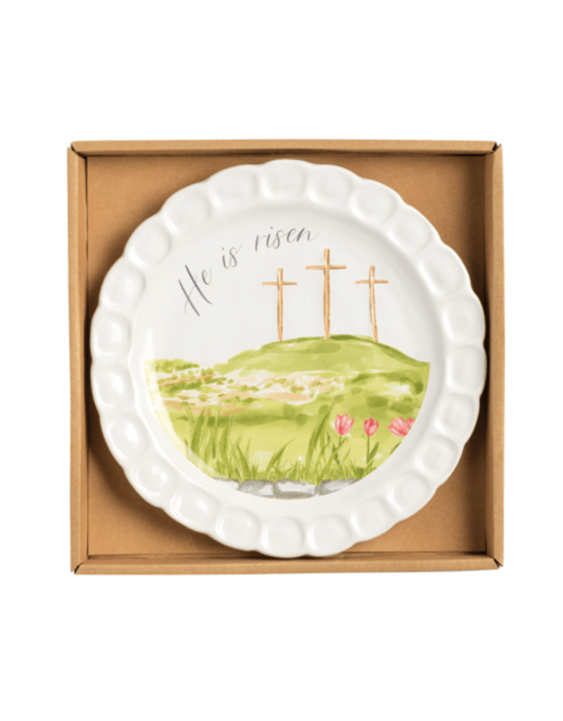 Boxed Easter Cross Plate