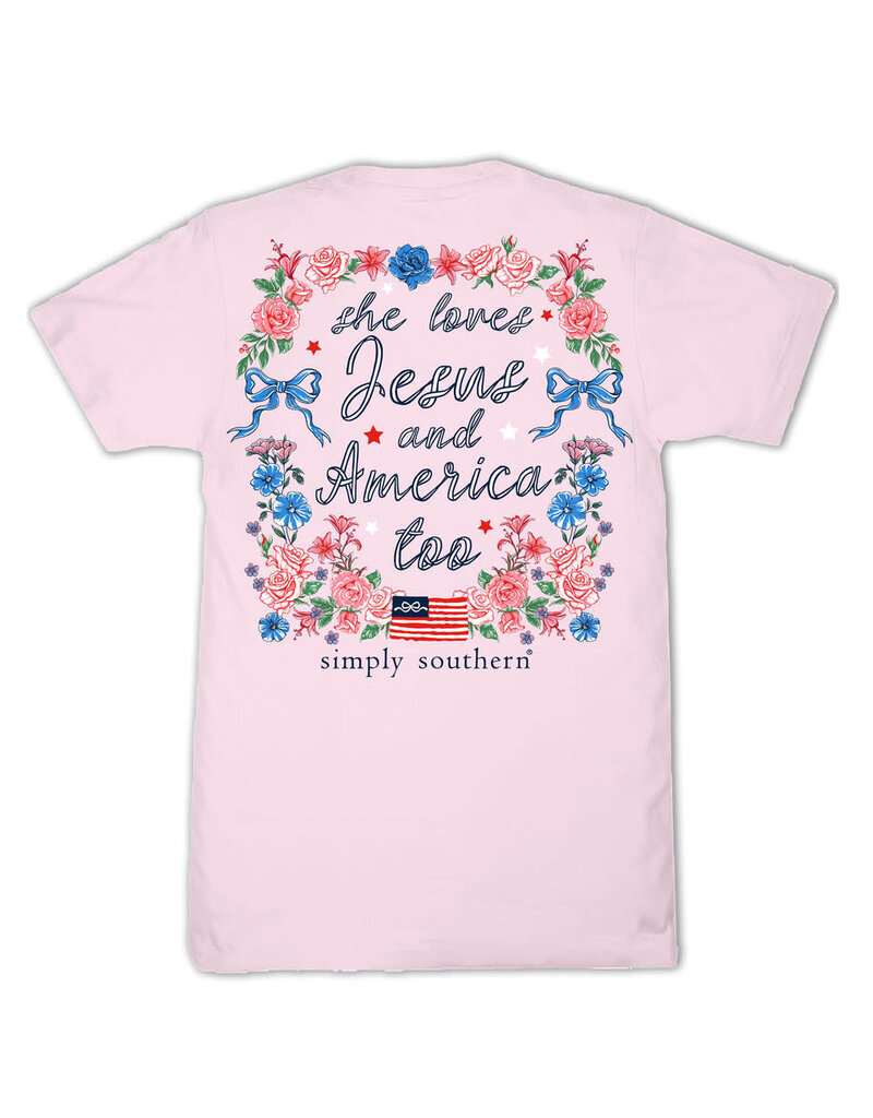 Jesus Peony T Shirt