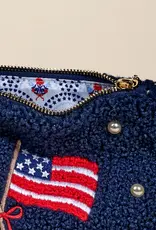 Teddy Pouch–American Flags