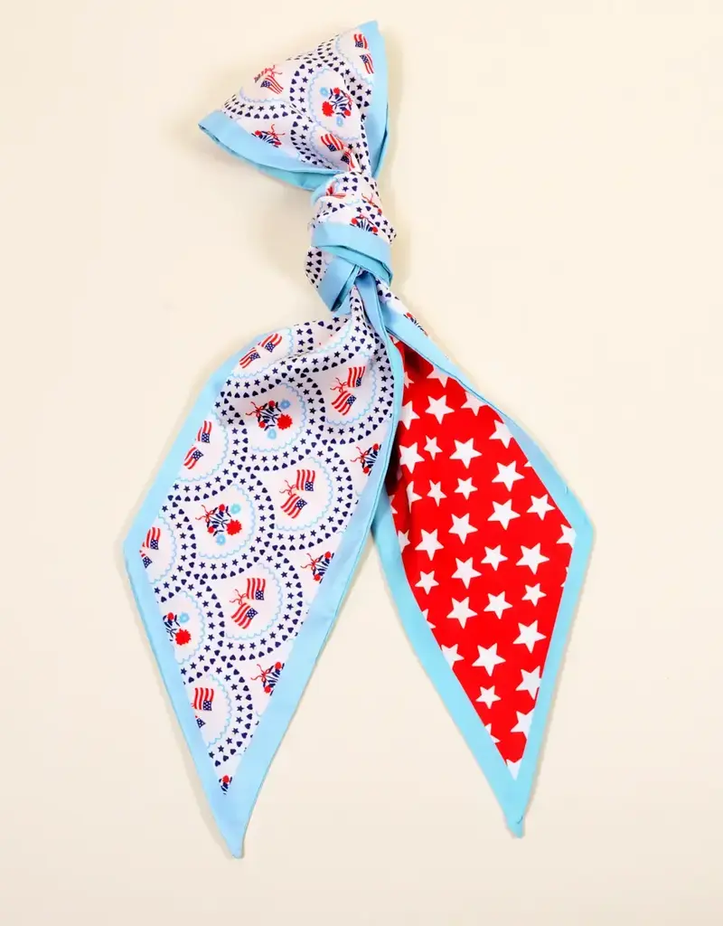 Twirl & Tie Scarf Accessory–All-American Darling