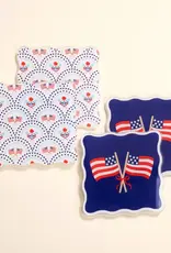 Table Talk Acrylic Coaster Set–All-American Darling