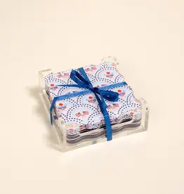 Table Talk Acrylic Coaster Set–All-American Darling
