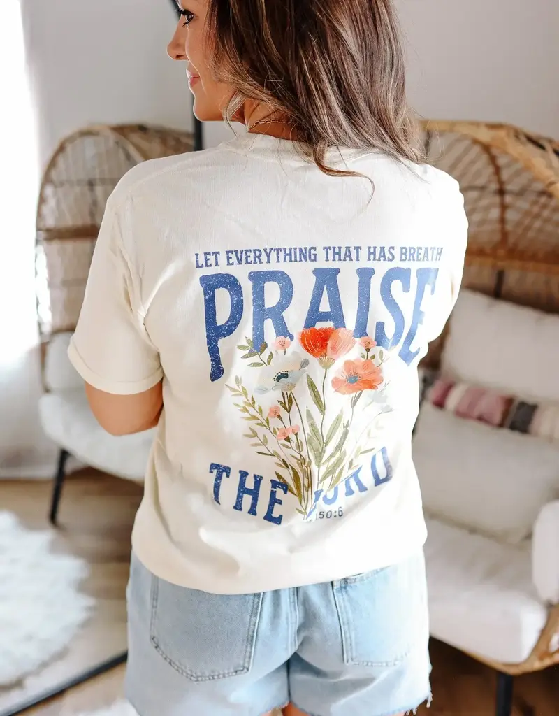 Praise the Lord Graphic Tee - Ivory