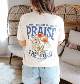 Praise the Lord Graphic Tee - Ivory