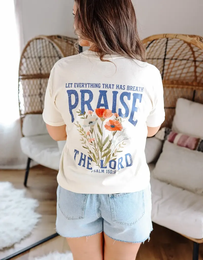Praise the Lord Graphic Tee - Ivory