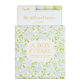 Blue Green Floral Box of Verse
