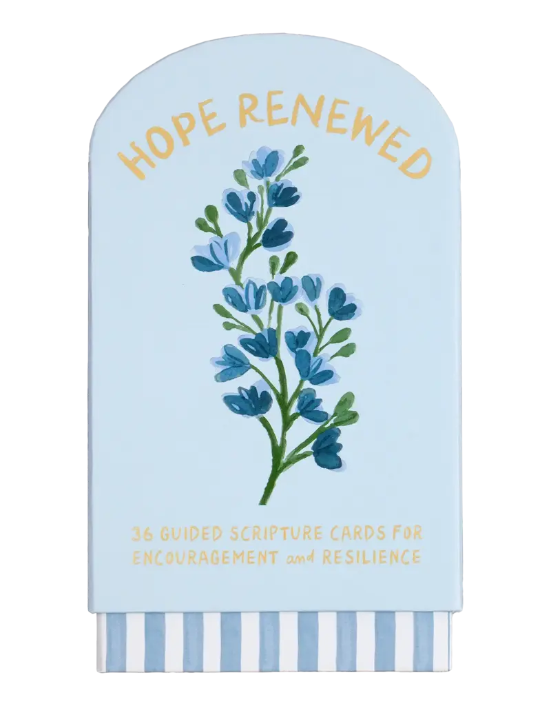 Faith Collection Guided Cards W/Stand Hope Renewed