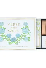 Hydrangea Verse of the Week - Set of 52 Cards + Stand