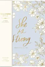 She is Strong Journal Delicate Floral  Journal