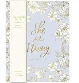 She is Strong Journal Delicate Floral  Journal