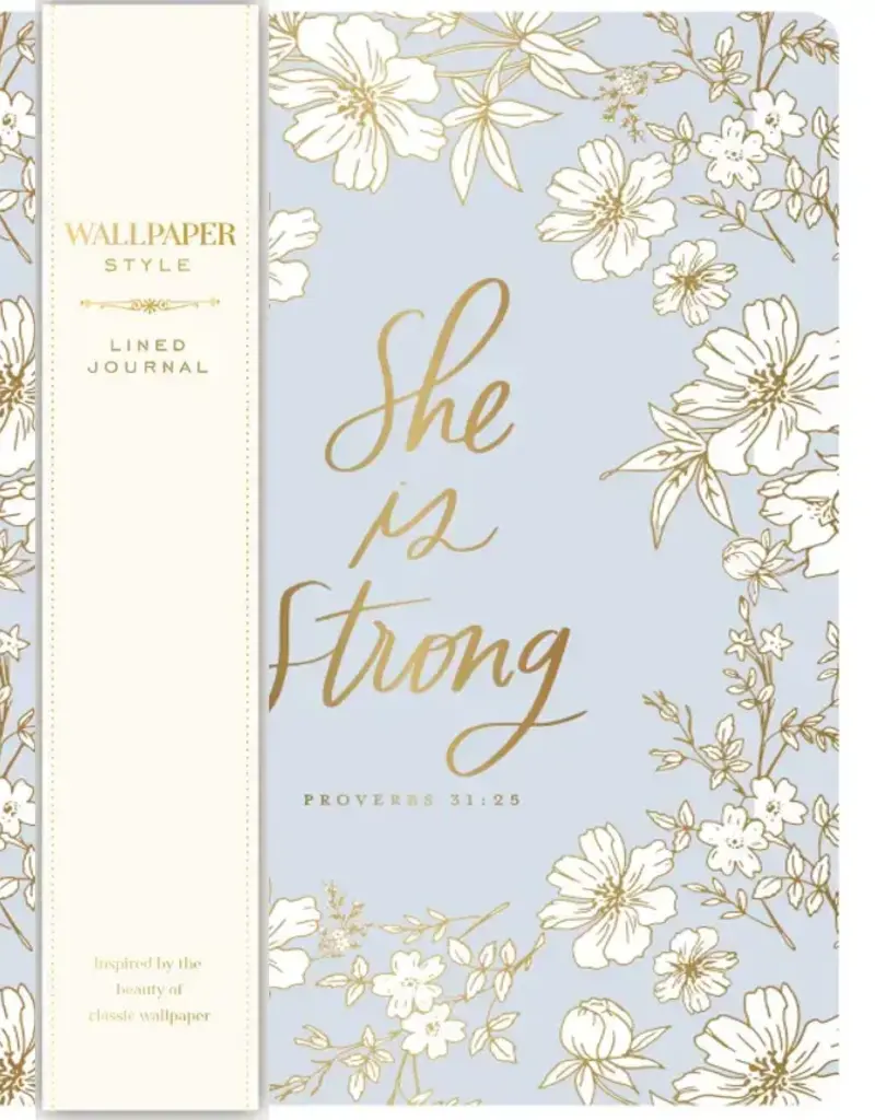 She is Strong Journal Delicate Floral  Journal