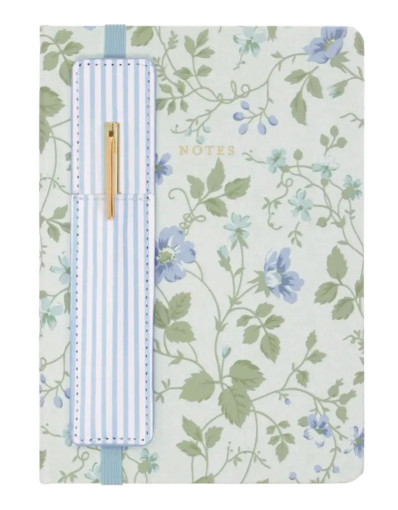 Laura Ashley Heirloom Cottage Journal with Pen Holder 6x8