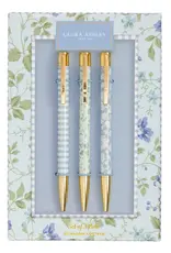 Laura Ashley Heirloom Cottage Pen Set of 3