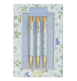 Laura Ashley Heirloom Cottage Pen Set of 3