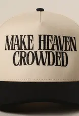 Make Heaven Crowded Embroidery Baseball Cap