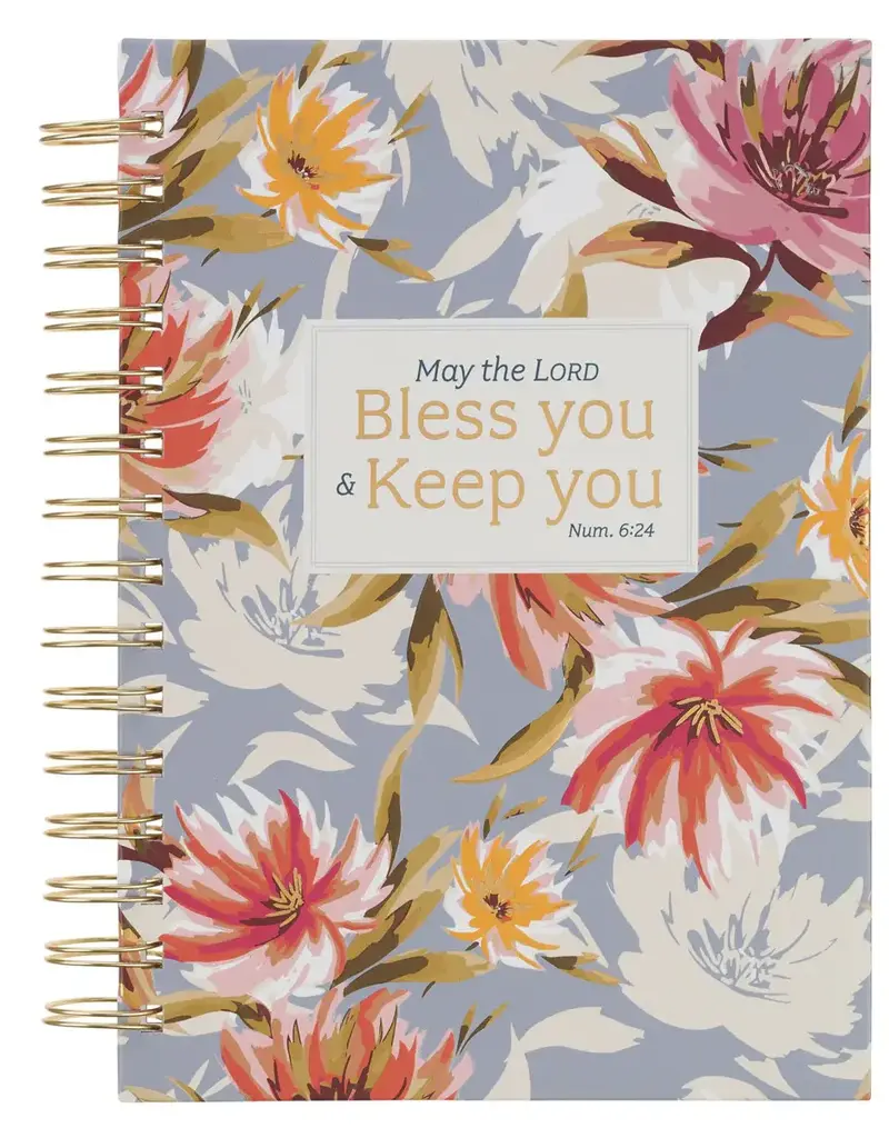 Bless You and Keep You Hardcover Wirebound Journal