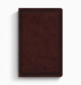 ESV Premium Gift Bible  TruTone®, Mahogany, Border Design