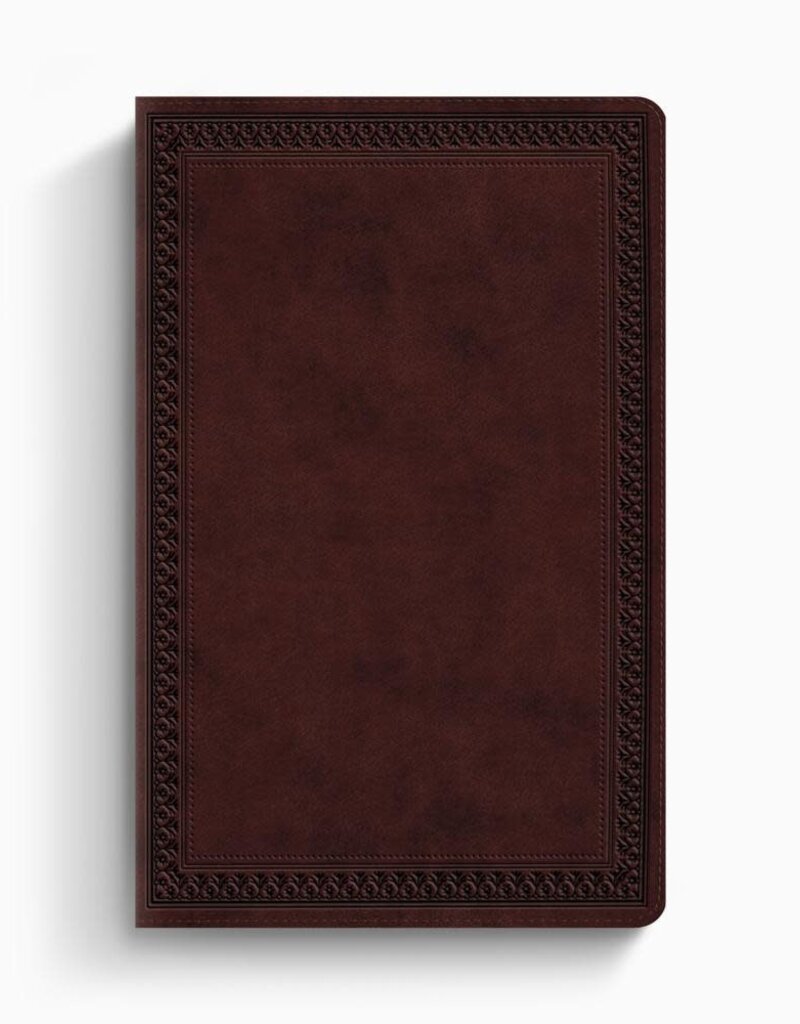 ESV Premium Gift Bible  TruTone®, Mahogany, Border Design