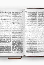 ESV Giant Print Personal Size Bible  TruTone®, Forest/Tan, Trail Design